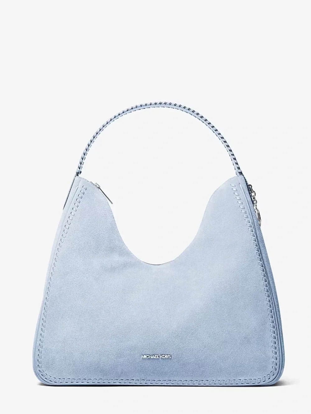 Michael Kors Nayla Medium Suede Hobo Shoulder Bag